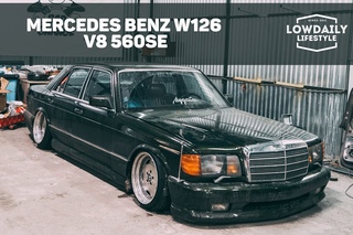 Mercedes Benz W126 V8 560SE / ПЕРЕКРЫЛИ МКАД / Burnout / Air Bagged /EP 18 Lowdaily Lifestyle.