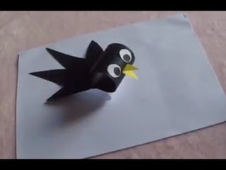 How to make a paper swallow (Diy-Handmade)