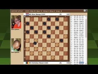 Ниами - Слюмп. Чемпионат Мира по международным шашкам 2021