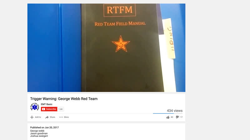 Trigger Warning George Webb Red