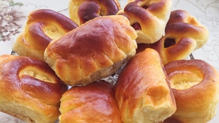 СДОБНЫЕ ВАТРУШКИ, РАСТЕГАИ, БУЛОЧКИ С ГРЕЦКИМИ ОРЕХАМИ, МЯГКИЕ, ПЫШНЫЕ!!! #булочки #выпечка #еда