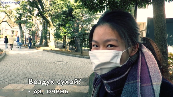Япония. Зимняя прогулка с