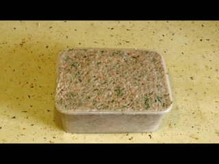 Бутербродная закуска из сала / Sandwich appetizer of bacon