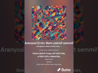 Aranyosi Ervin: Nem számít semmi!
