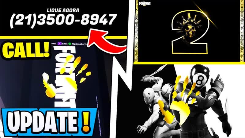 NEW Fortnite Update , Season 2 IRL Teasers, Secret Phone, , Gold