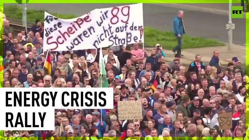 Protesters demand German govt resignation for its handling of energy