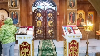 Праздничная Божественная литургия в Храме Михаила Архангела