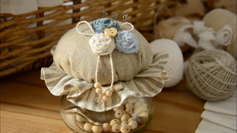 Sew a pincushion with me. Home everyday life of a diligent housewife. Make chocolate