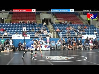 5th Place 117 - Rachel Archer (Washington) vs. Rebekah Johnson (Hawaii)
