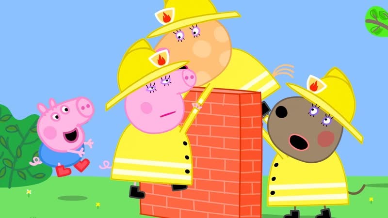 Mummy Pigs Best Firefighters