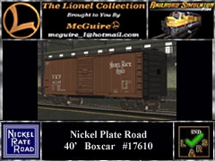 NKP 40' Boxcar 17601