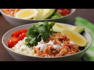 Buffalo Chicken Buddha Bowl Tasty