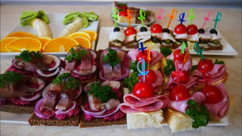 Быстрые ЗАКУСКИ на ПРАЗДНИЧНЫЙ стол. ЗАКУСКИ за СЧИТАННЫЕ