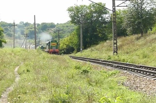 Trains of Ukraine ЧМЭ3-1651 и ВПО-3000