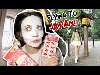 I Tried WEIRD In Flight Beauty Products While Flying To JAPAN!