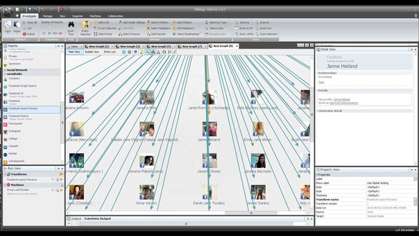 Maltego Social Links transforms: Facebook People deep