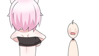 Nyanners shows her real b00bs to Veibae - (VShojo animation)