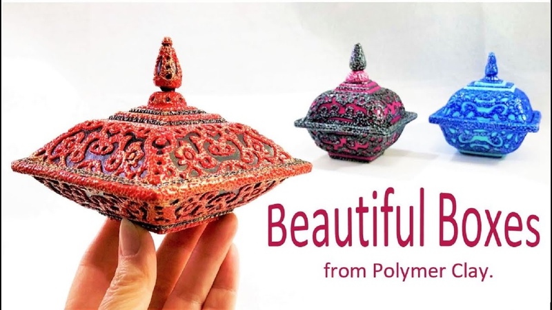 Beautiful Boxes from Polymer Clay, a