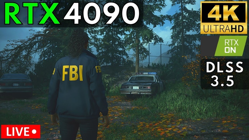 Alan Wake 2 RTX 4090 , 4 K Path Tracing DLSS 3.