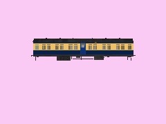 NSWGR R Set BR 2nd Class Car - Blue / Cream (TS12 SP1 HF4)