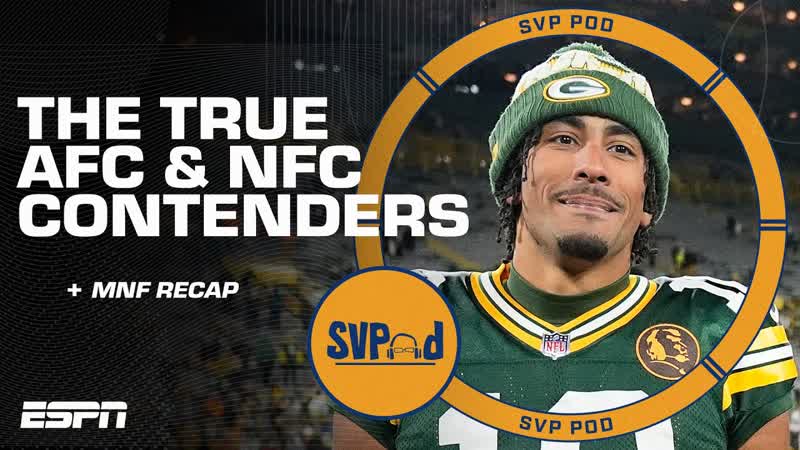 The TRUE contenders in the AFC NFC + Packers over Saints MNF recap ,