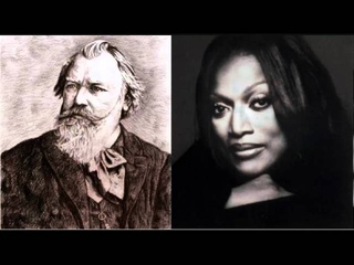 Jessye Norman sings Brahms - Gestillte Sehnsucht, from Two Songs, Op. 91 (1/2)