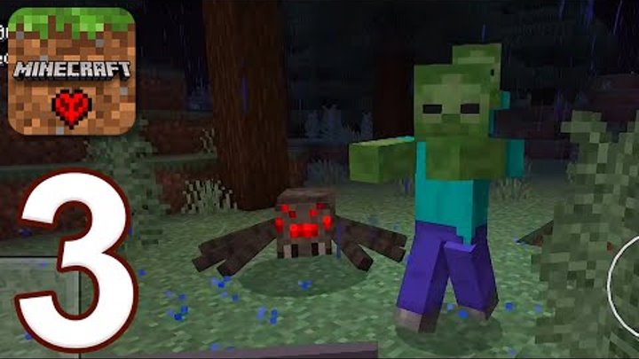 Minecraft Bedrock Hardcore Gameplay Walkthrough Part 3 Nights Are Scary (i OS,