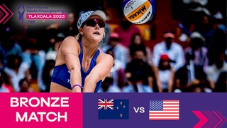 Mariafe/Clancy vs. Nuss/Kloth - Bronze Match Highlights | Tlaxcala 2023 #mexbeachvolley