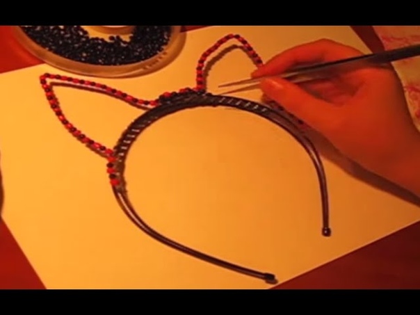 DIY: Кошачьи уши своими руками, DIY Christmas CAT EARS + simple kitty ears,