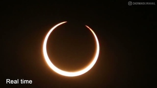 Annular solar eclipse, 14 October 2023. New mexico, USA
