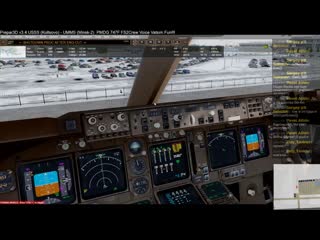 Prepar3D v4.1 USSS (Koltsovo) - UMMS (Minsk-2)  PMDG 747F FS2Crew Voice Vatsim Fun!!!