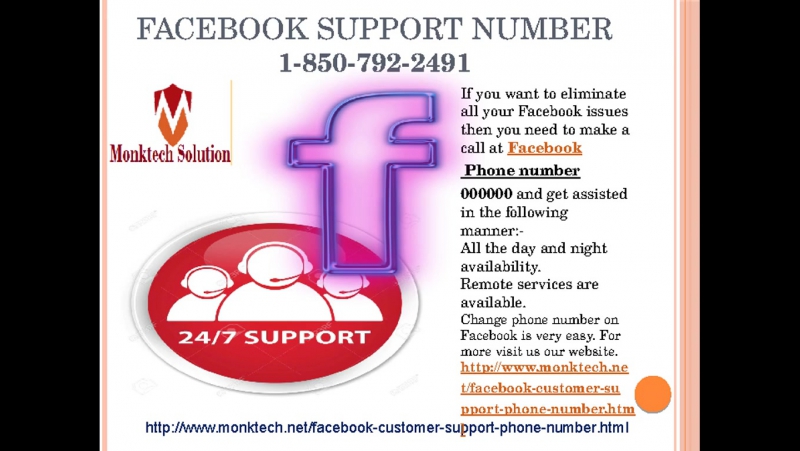 What is the Facebook Phone Number 1 850 792