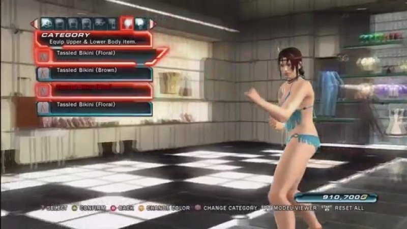Tekken Tag Tournament 2 Customization Room Bikini Bundle Female Character Models