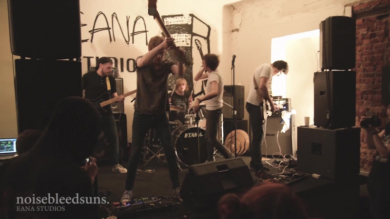 noisebleedsuns. guitar destruction,