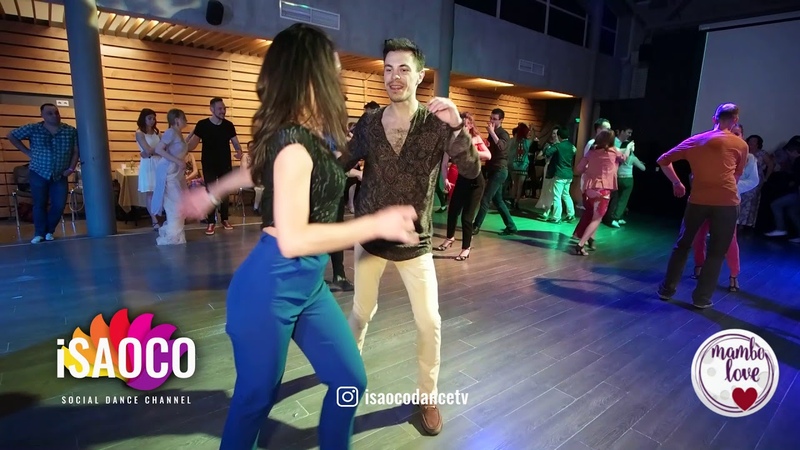 Boris Zayarin and Olesya Petrova Salsa Dancing in Mambolove,