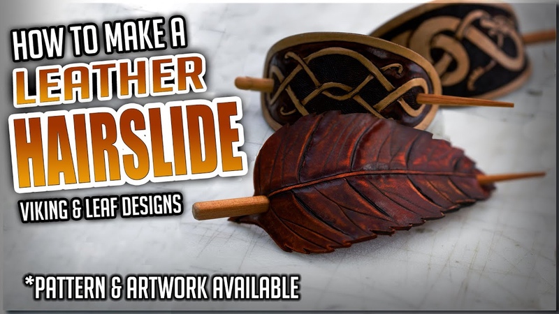 How to Make a Leather Hairslide,