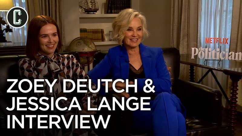 The Politician: Jessica Lange and Zoey Deutch on the New Ryan Murphy Netflix