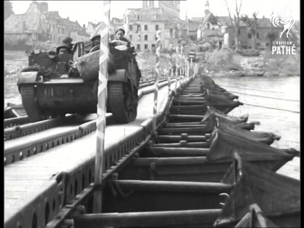 Building Of Pontoon Bridge