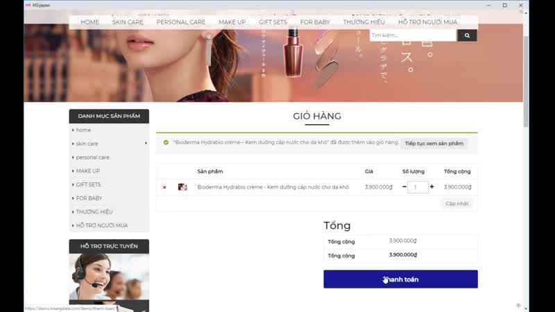 Tải giao diện Web mỹ