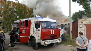 4 сентября в Котовске сгорели восемь сараев, 8 сентября - возгорание на дачном участке