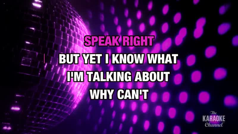 Why Cant We Be Friends in the style of War, Karaoke with