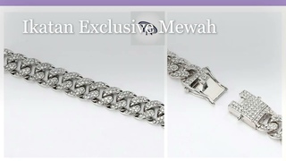Gelang Lapis Emas Berlian Perak Exclusive Promo Discount Cuci Gudang Cuma Di Yoma-Net