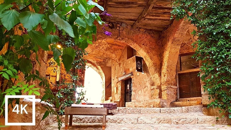 Sainte Agnès Most Beautiful Medieval Village Highest Coastal Village in Europe, French
