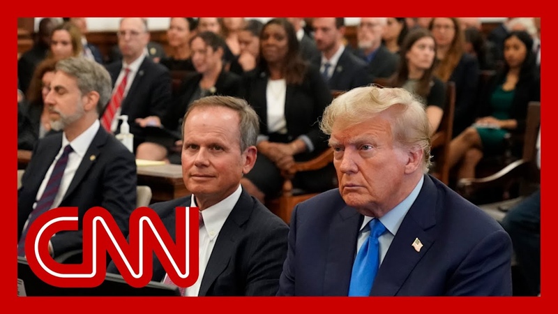 See Trump and New York AG sitting just feet apart in Manhattan