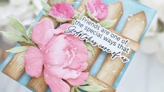 Pretty Card Using Lovely Layers Dies