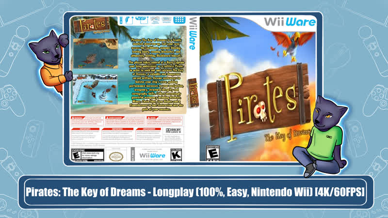 Pirates: The Key of Dreams Longplay (100 , Easy, Nintendo Wii) 4 K, 60