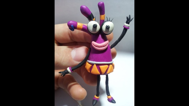 Куми Куми Юси. Qumi Qumi Yusi of clay (plasticine) How to