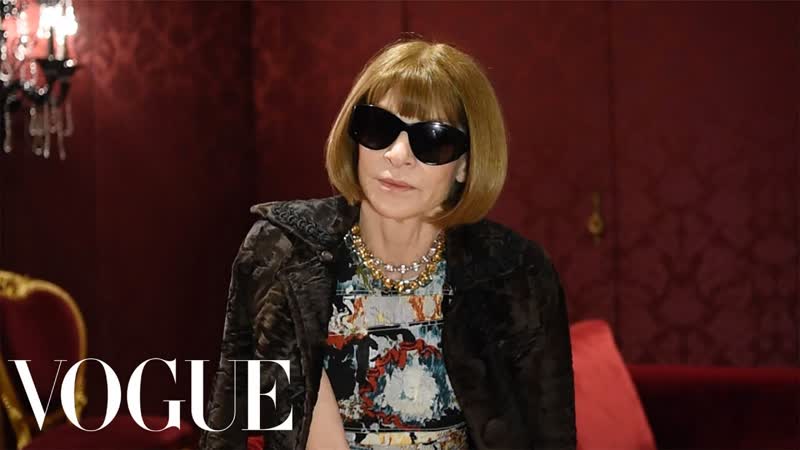 Anna Wintour on the Trends of Milan Fashion
