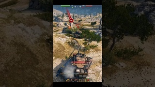УТЁС - Т110Е5 ПРОТИВ КОНЯ #wot #worldoftanks #youtubeshorts #shorts