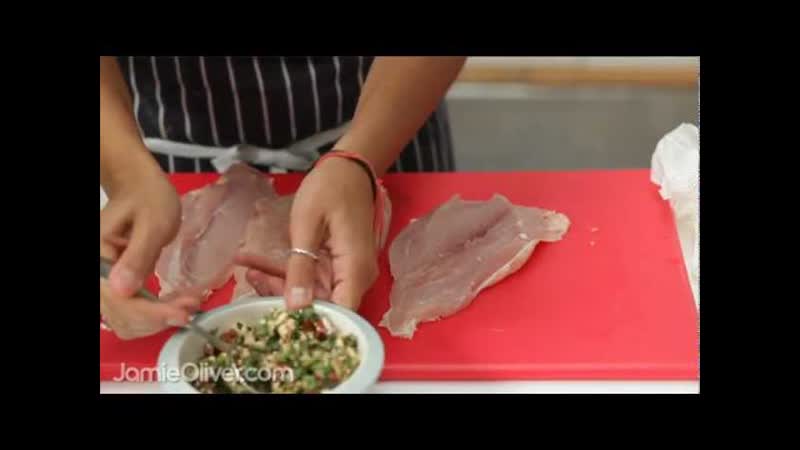 How To stuff the stuffed cypriot chicken from 30 Minute